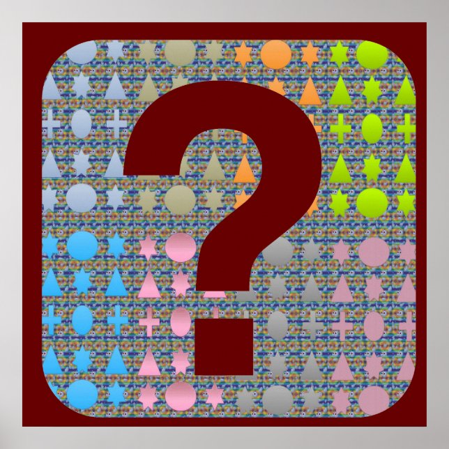 Ask me why  -  Star Questions Poster (Front)