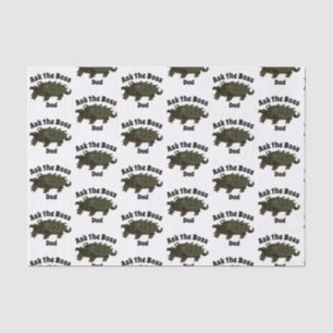 Ask the Boss Dad Alligator Snapping Turtle Tissue Paper