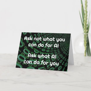 Ask What AI Can Do For You Card