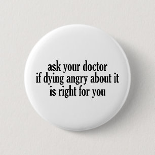 Ask Your Doctor 2 Inch Round Button
