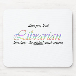 Ask your local librarian mouse pad