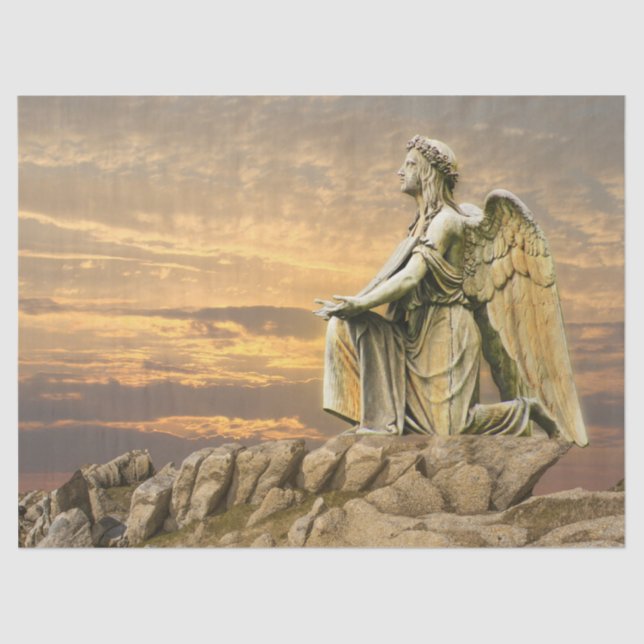 asking angel tissue paper (Front)