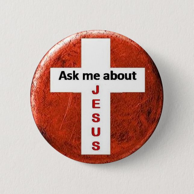 askme2.O 2 Inch Round Button (Front)