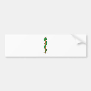 Äskulap Stab Asclepius staff Bumper Sticker
