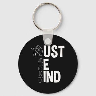 ASL Alphabet American Sing Language ASL Teacher Ju Keychain