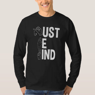 Asl Alphabet American Sing Language Asl Teacher Ju T-Shirt