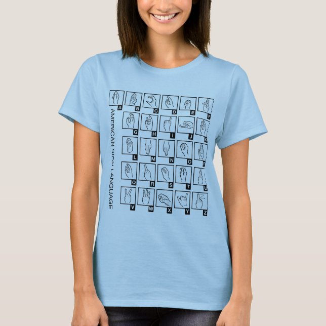 ASL Alphabet T-Shirt (Front)