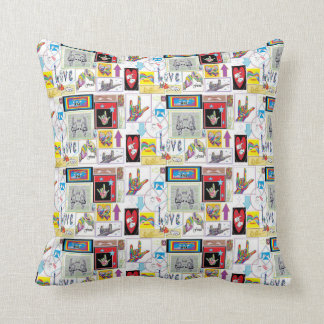 ASL Art Medley Throw Pillow