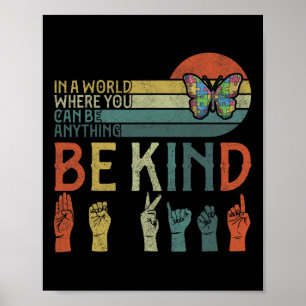 Asl Be Kind S Poster