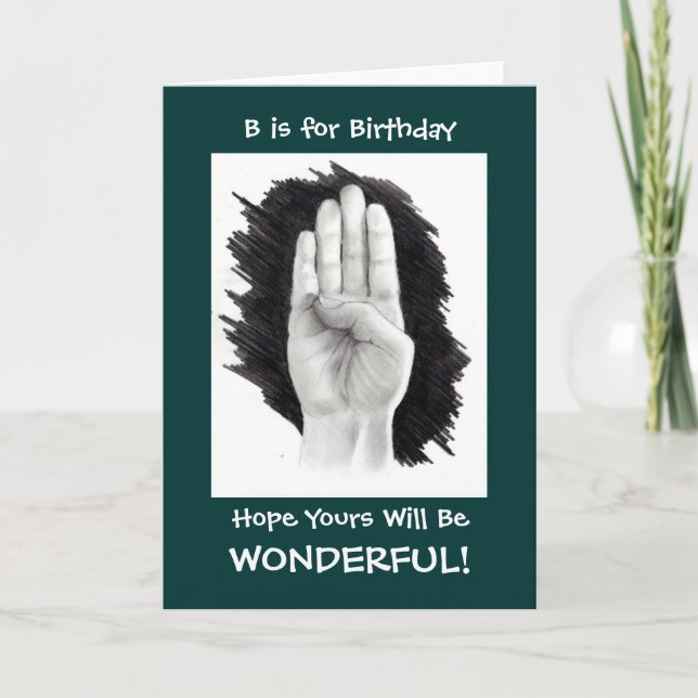 ASL BIRTHDAY CARD (Front)