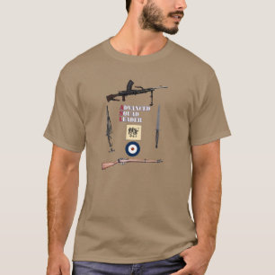 ASL British First Line Squad with Weapon Border T-Shirt