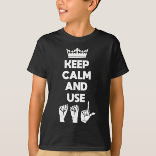 ASL Deaf Awareness and Sign Language 1 T-Shirt