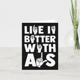 Asl Deaf Awareness And Sign Language 2  Card