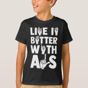 ASL Deaf Awareness and Sign Language 2 T-Shirt