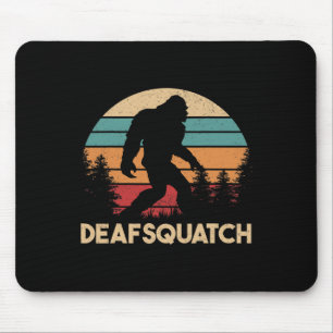 Asl Deaf Awareness Hearing Loss Sign Language And Mouse Pad