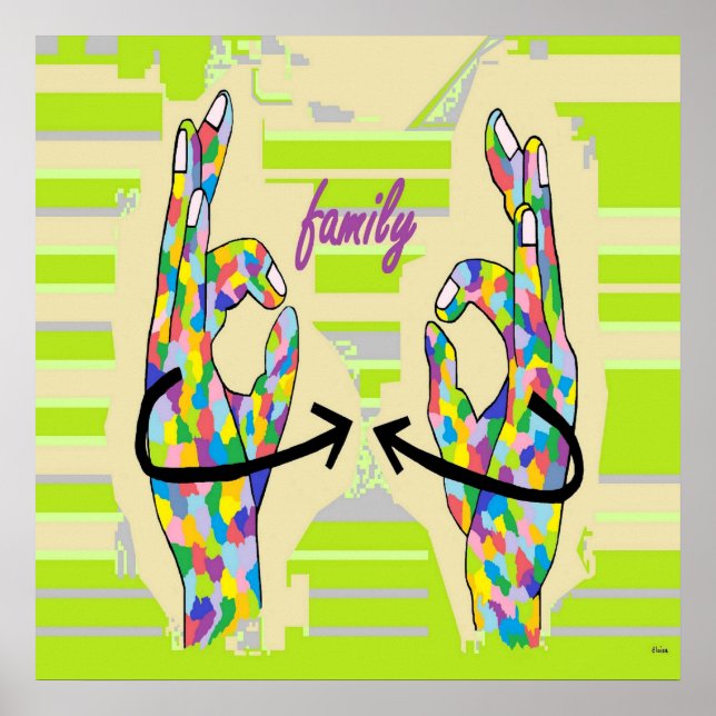 ASL FAMILY POSTER (Front)