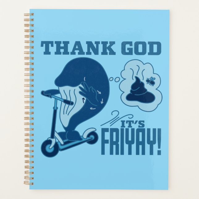 ASL Friday Design - Thank God It’s Friyay!  Planner (Front)