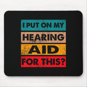Asl Fun Deaf Pride Awareness Sign Languages Hearin Mouse Pad