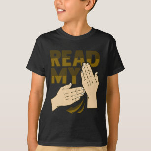ASL Hand Gesture Deaf Hearing Loss Awareness 12 T-Shirt
