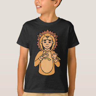 Asl Hand Gesture Deaf Hearing Loss Awareness Boy T-Shirt
