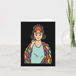 Asl Hand Gesture Deaf Hearing Loss Awareness Girl  Card