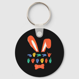 Asl happy easter candy sign language eggs women t keychain