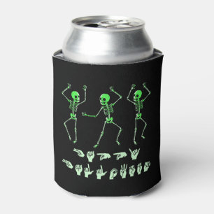 ASL Happy Halloween I - Cute Spooky Season Can Cooler