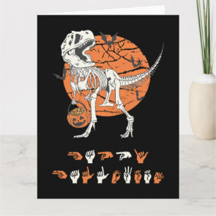 ASL Happy Halloween III - Cute Spooky Season Card