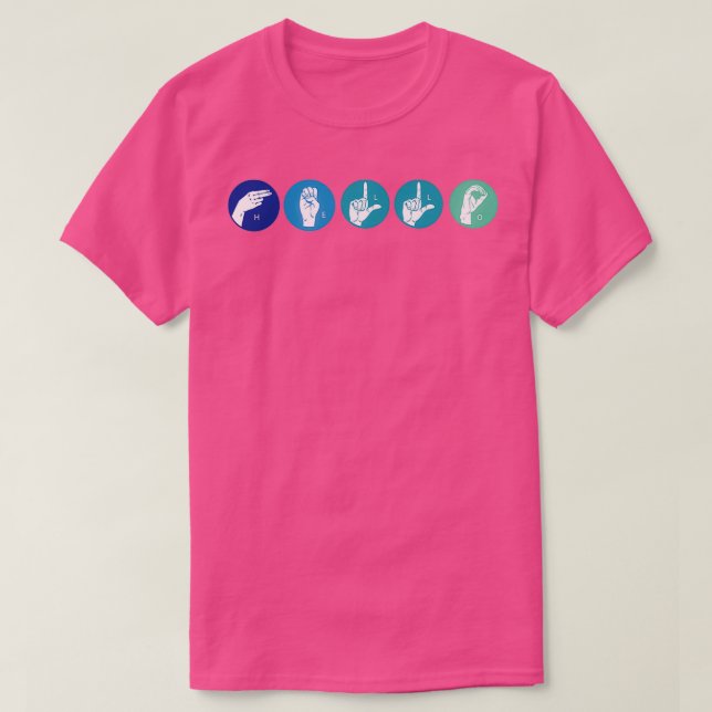 ASL Hello T-Shirt (Design Front)