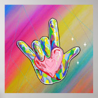 ASL I Love You Heart