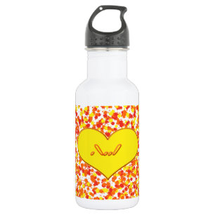 ASL-I Love You With Heart by Shirley Taylor 532 Ml Water Bottle