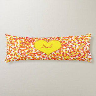 ASL-I Love You with Heart by Shirley Taylor Body Pillow