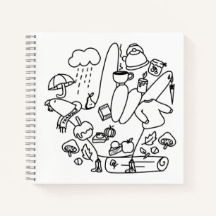 ASL ILY Thanks – Autumn Vibes  Notebook