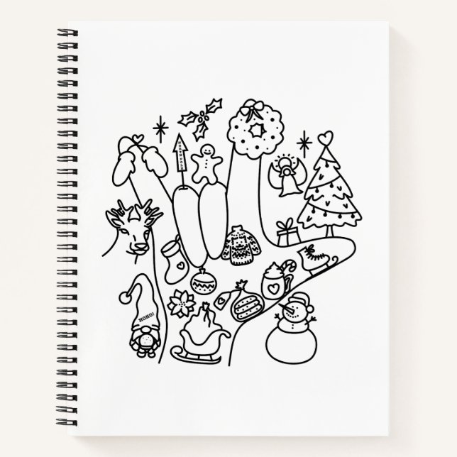 ASL ILY – Winter Vibes  Notebook (Front)