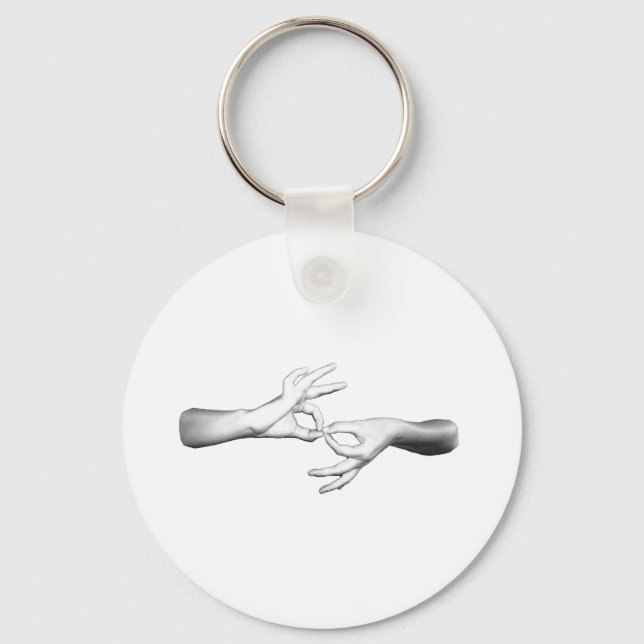 ASL Interpreter Keychain (Front)