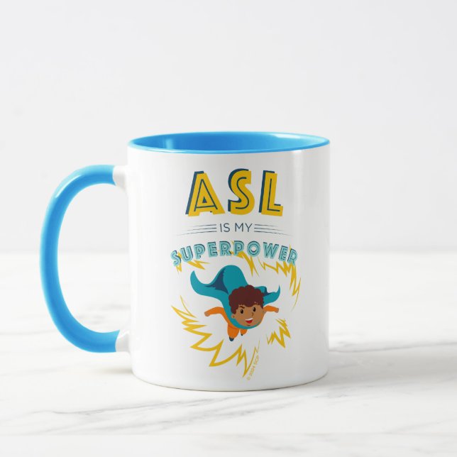 ASL is My Superpower Mug (Left)