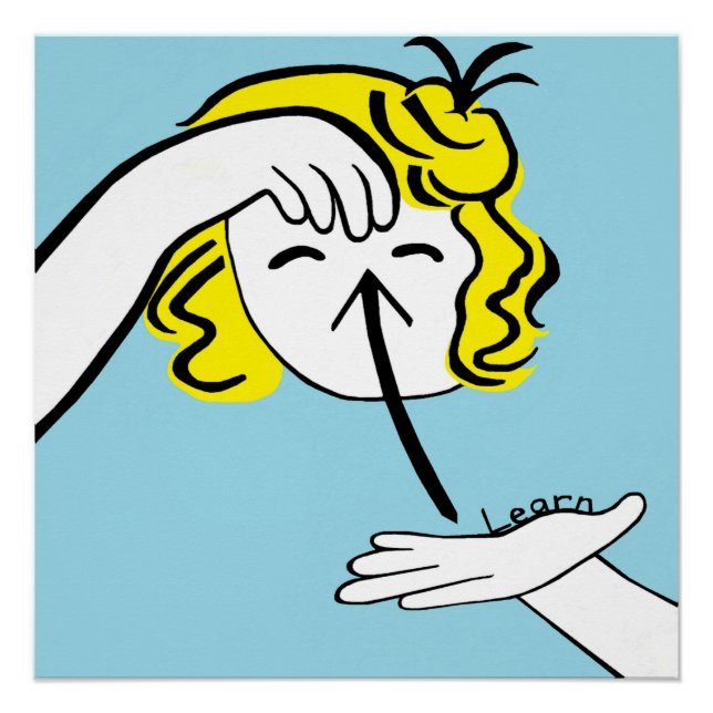 ASL LEARN POSTER (Front)