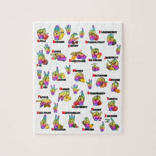 ASL Learning – Alphabet & Numbers Jigsaw Puzzle