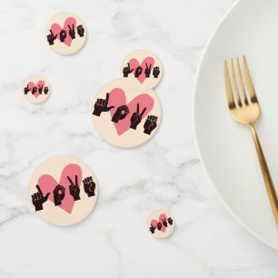 ASL Love IV - Valentine's Day Confetti