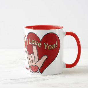 ASL Love (Personalized) Mug