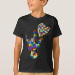 Asl Love Sign Language Autism Awareness Puzzle Kin T-Shirt<br><div class="desc">Asl Love Sign Language Autism Awareness Puzzle Kindness</div>