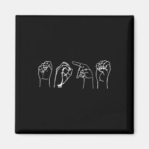 Asl Pro Deaf Awareness Sign Language Interpreter G Magnet