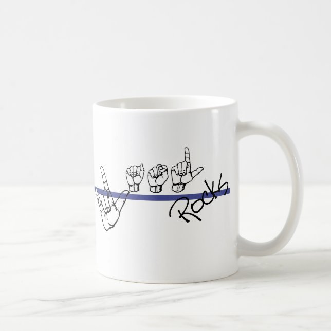 ASL Rocks Coffee Cup (Right)