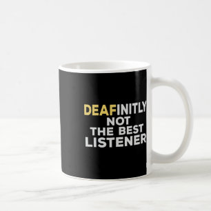 Asl Sign Language Hearing Loss Awareness Coffee Mug