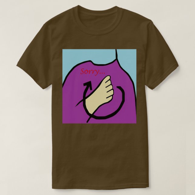 ASL Sorry T-Shirt (Design Front)