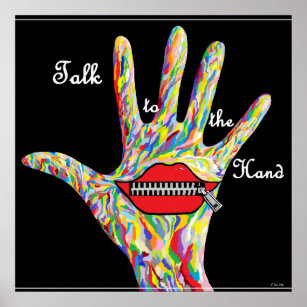 ASL Talk to the Hand! Poster