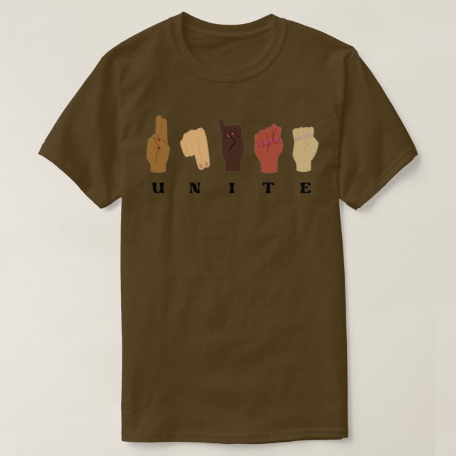 ASL UNITE T-Shirt (Design Front)