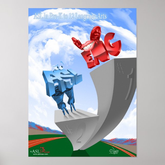 ASL vs ENG Poster (Front)