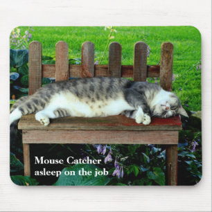 Asleep on the Job Mouse Pad