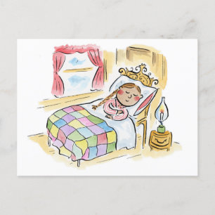 Asleep Postcard